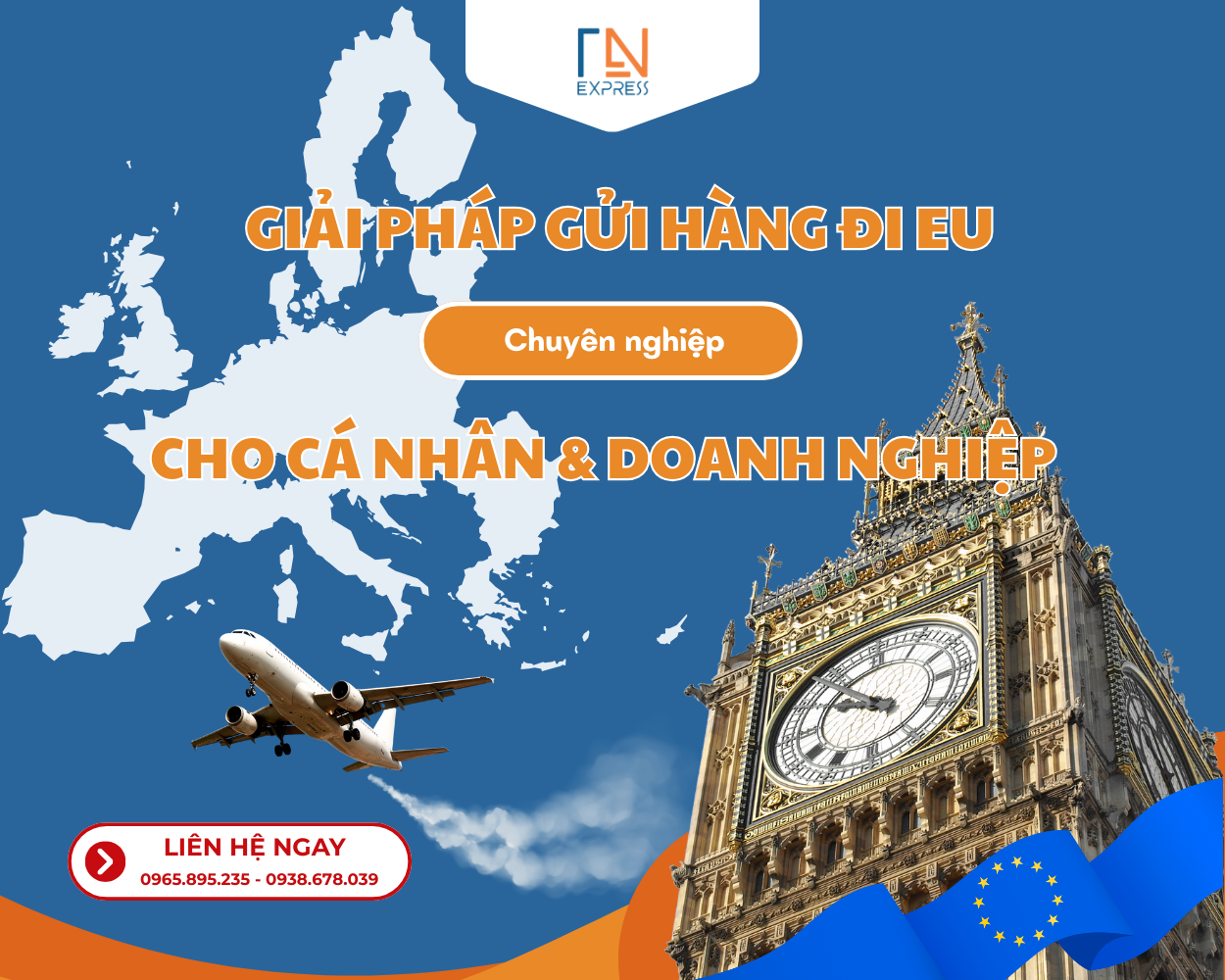 Giải pháp gửi hàng đi EU chuyên nghiệp cho cá nhân & doanh nghiệp